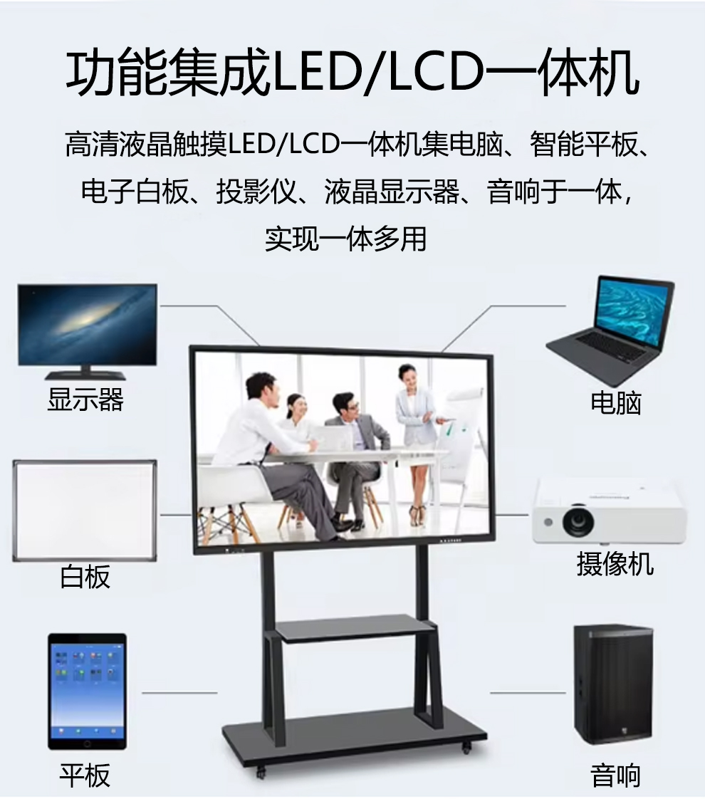智能led觸控會議一體機詳情-凰津光電